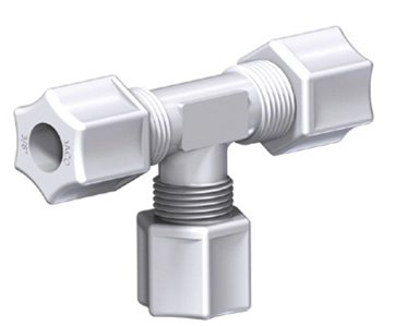 compression fittings jaco thermoplastic connector union tee male female sg