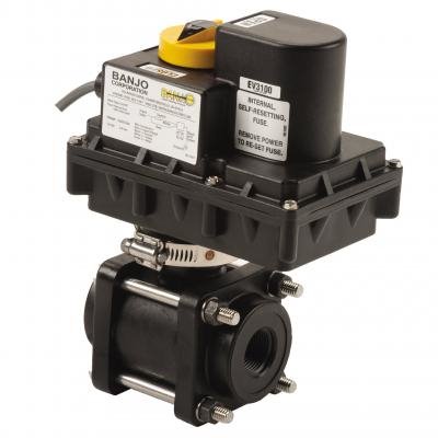 Banjo Electrical Actuated Ball Valves Banjo Electric Actuated Ball